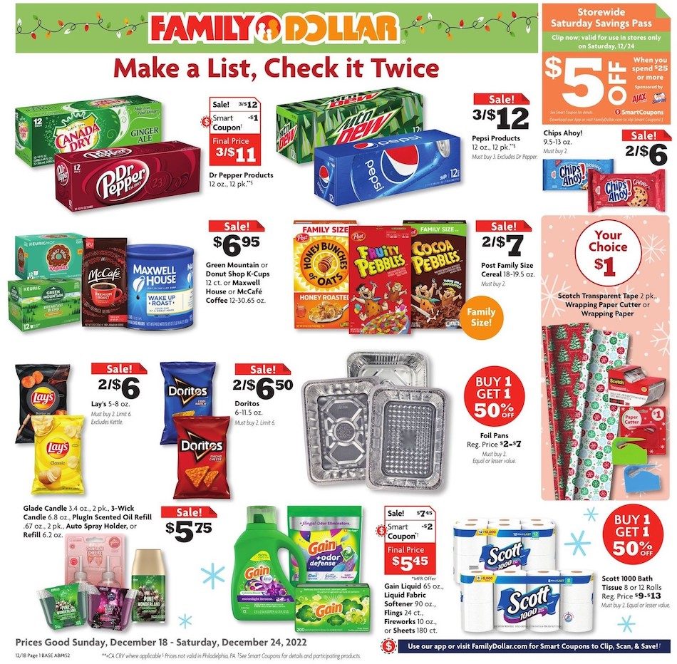 Family Dollar Weekly Ad Holiday Dec 18 24, 2022 WeeklyAds2
