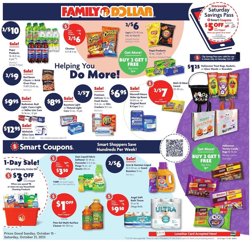 Family Dollar Weekly Ad Oct 15 - 21, 2023 - WeeklyAds2