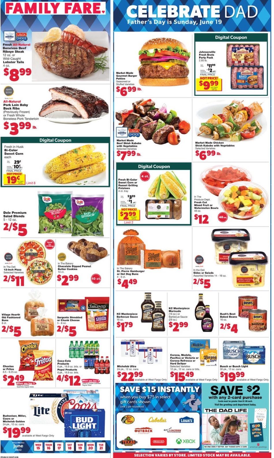 Family Fare Ad Jun 15 - 21, 2022 - WeeklyAds2