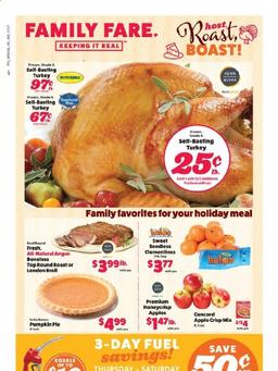 Family Fare Ad Nov 17 - 23, 2019