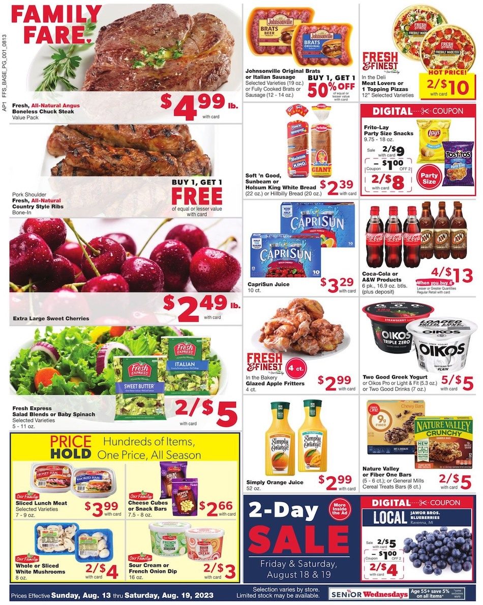 Family Fare Weekly Ad Aug 13 - 19, 2023 | WeeklyAds2