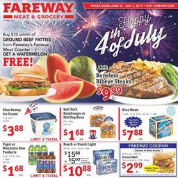 Fareway Ad Jun 25 - Jul 3, 2019