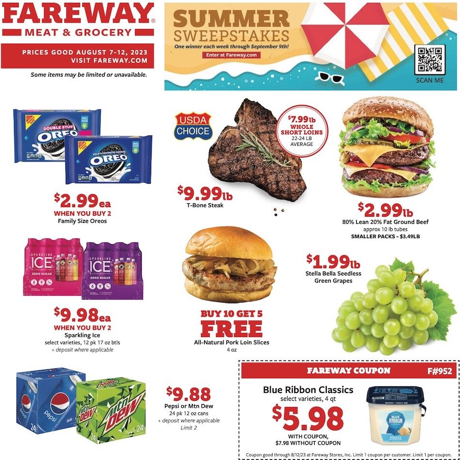 Fareway Weekly Ad Aug 7 - 12, 2023 - Weeklyads2