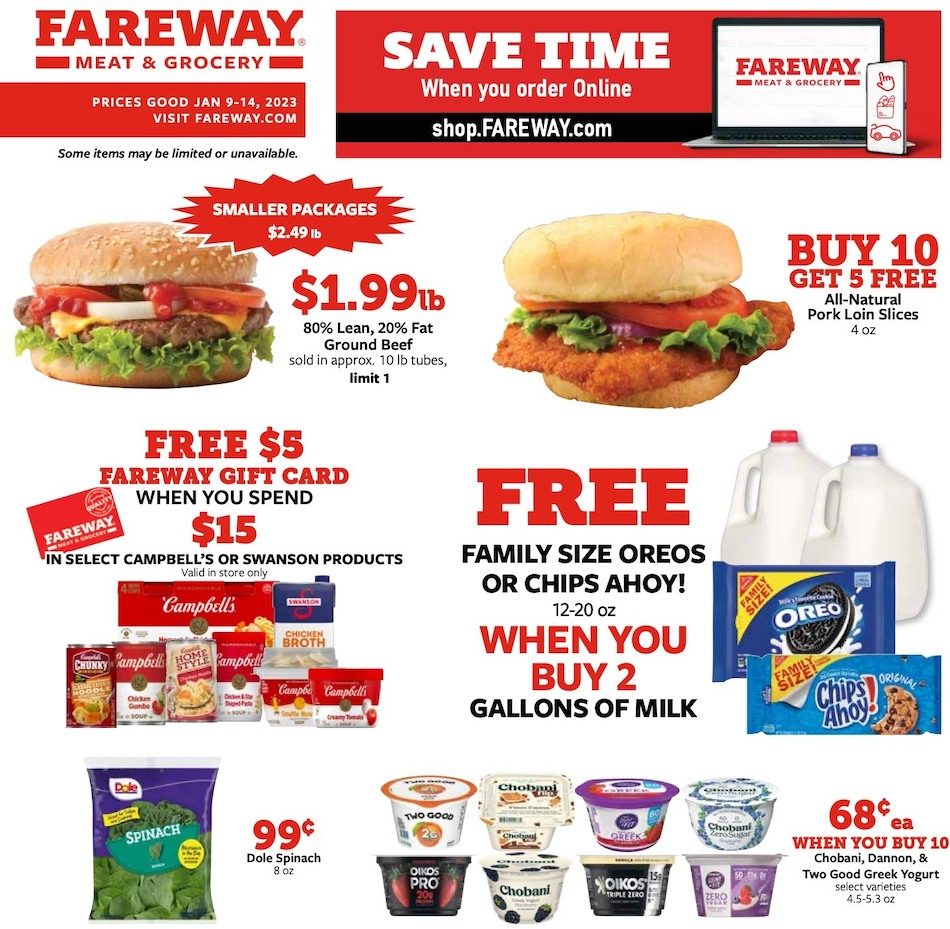 Fareway Weekly Ad Jan 9 14, 2023 WeeklyAds2