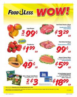 Food 4 Less Ad Jun 24–30, 2020