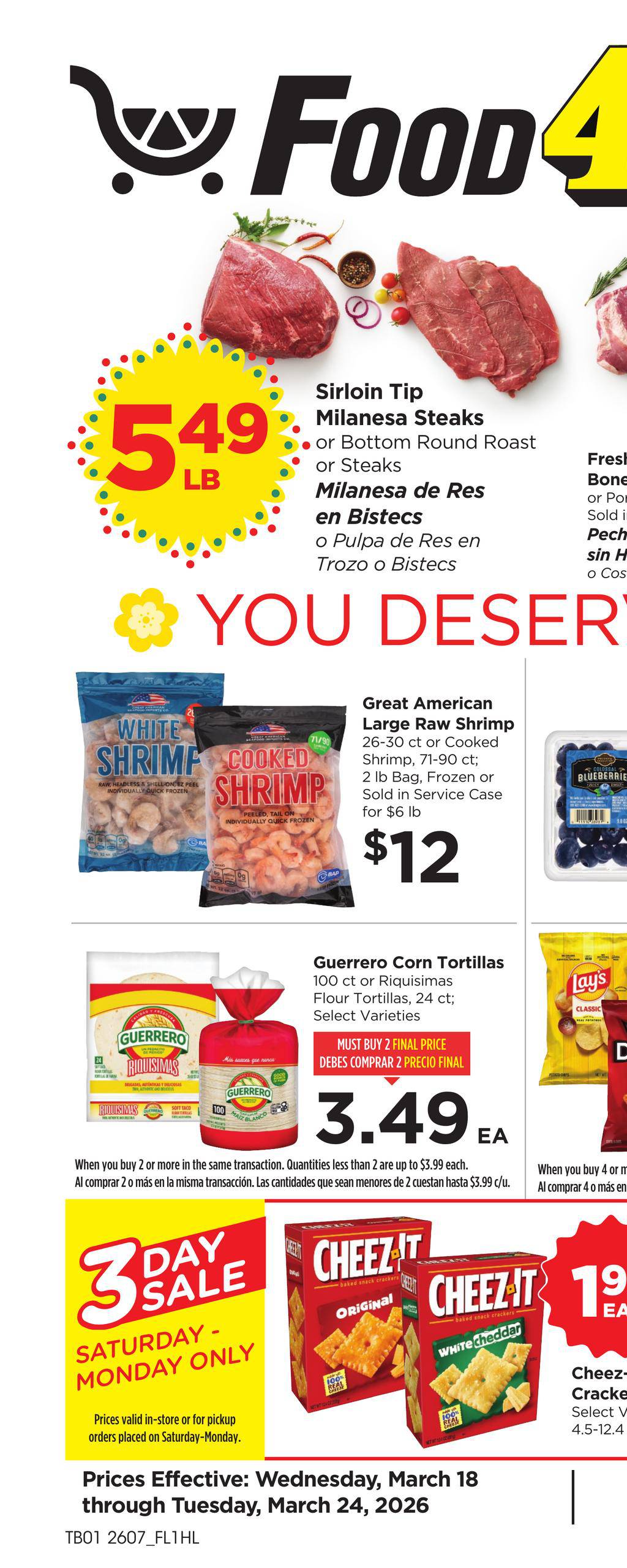 Food 4 Less California Weekly Ad March 18 - 24, 2026