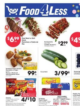 Food 4 Less California Weekly Ad September 16 - 22, 2026