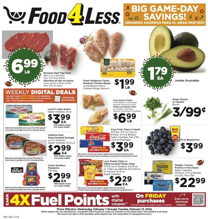 Food 4 Less Weekly Ad Feb 7 - 13, 2024 - WeeklyAds2