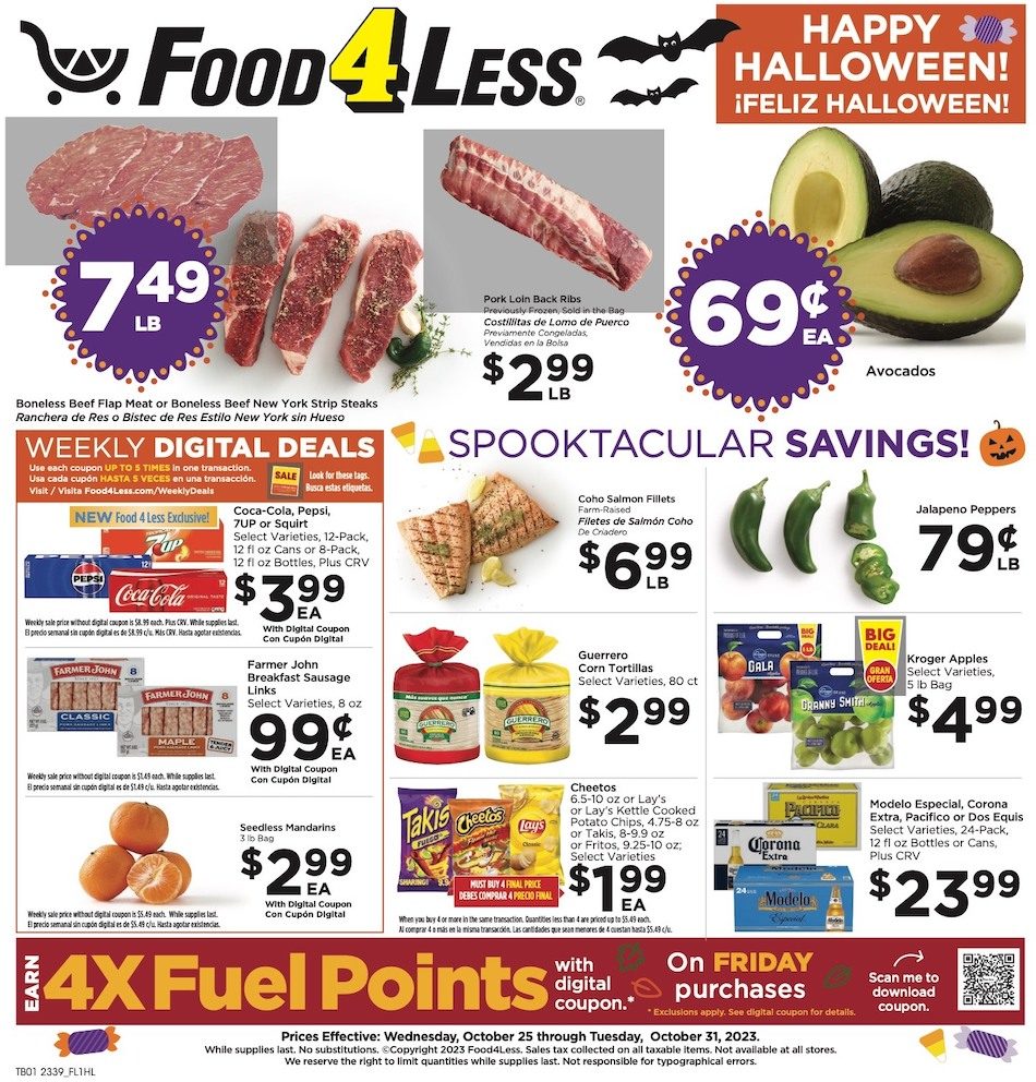 Food 4 Less Weekly Ad Oct 25 - 31, 2023 | WeeklyAds2