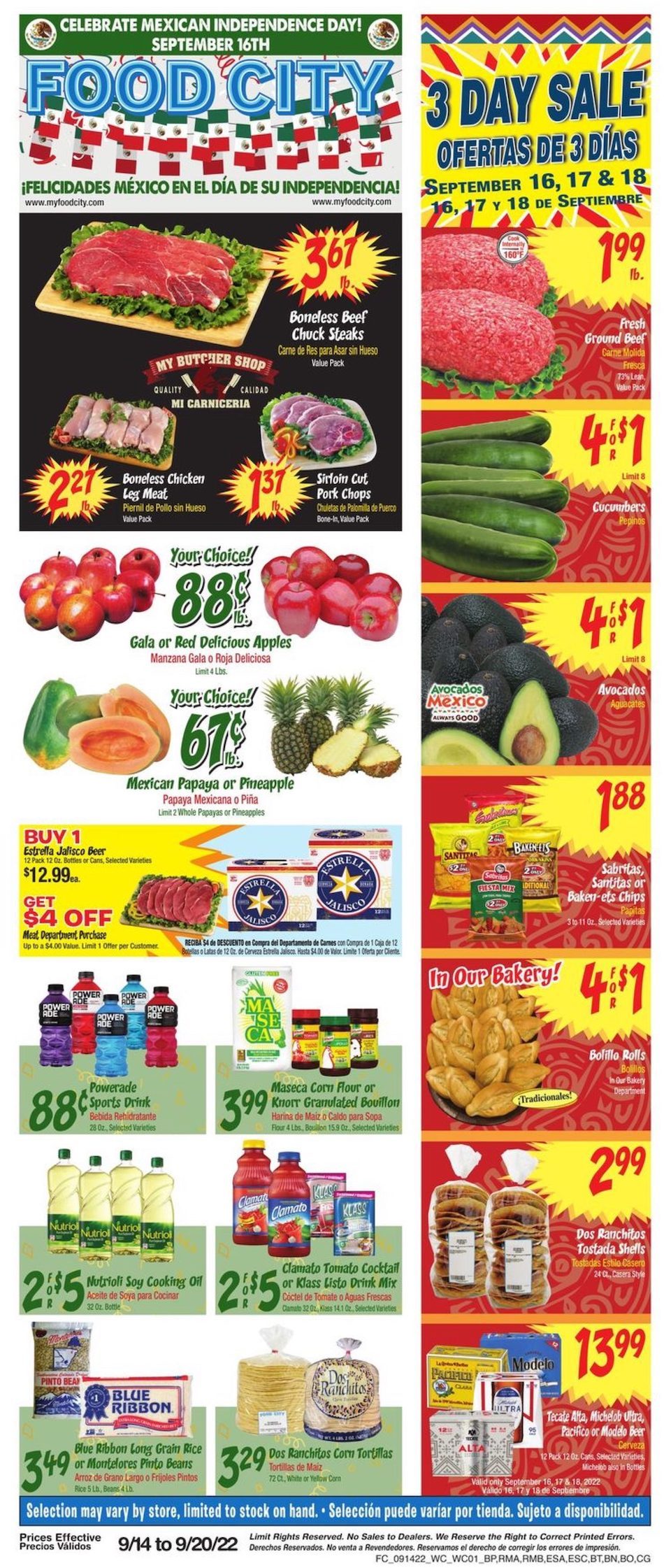 Food City Weekly Ad Sep 14 20, 2022 WeeklyAds2