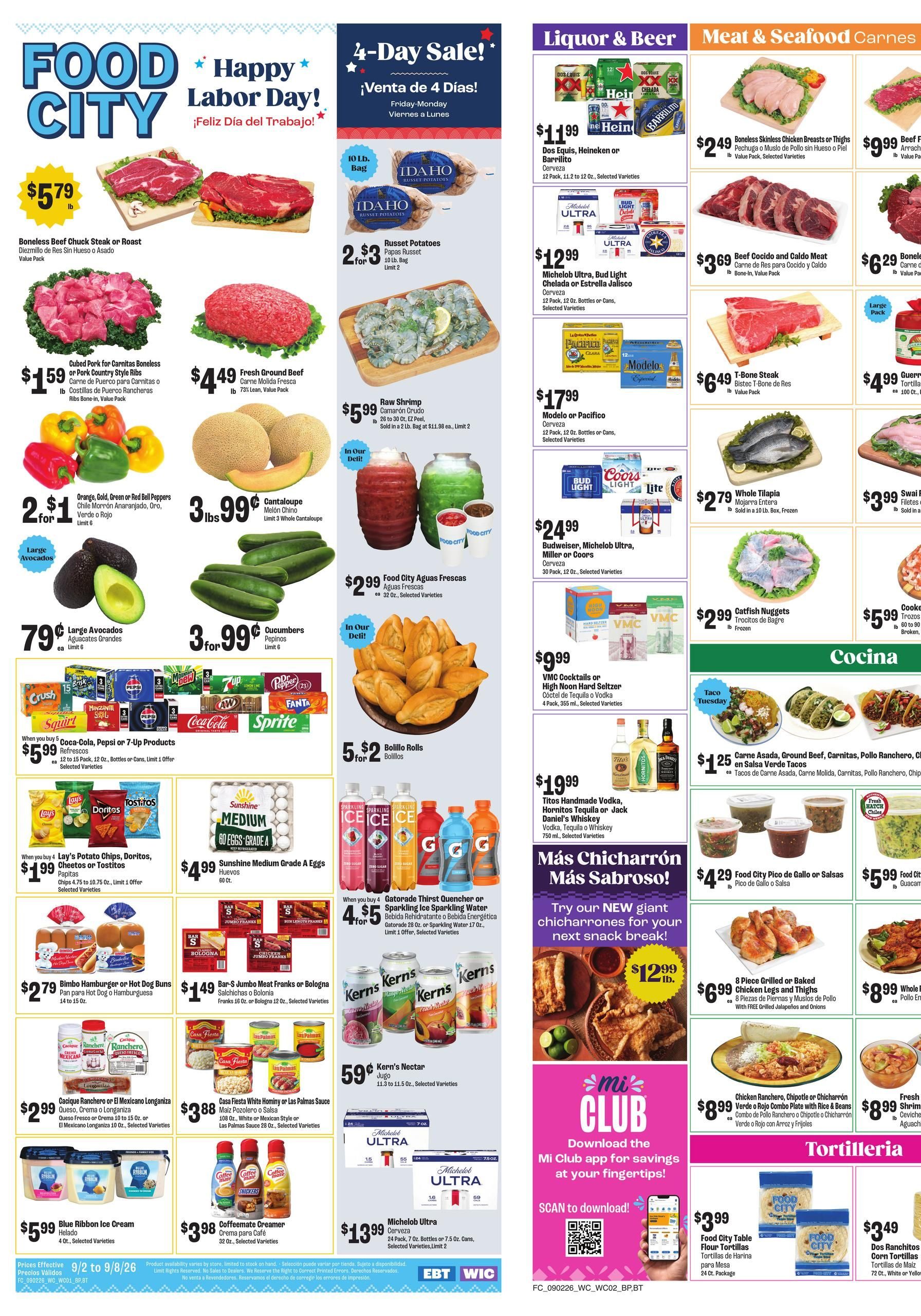 Food City Weekly Ad September 2 - 8, 2026 page 1