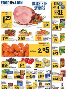 Food Lion Ad Apr 1–7, 2020
