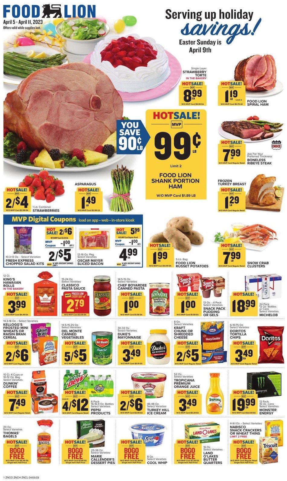 Food Lion Weekly Ad Easter Apr 5 11, 2023 WeeklyAds2