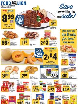 Food Lion Weekly Ad Aug 16 - 22, 2023