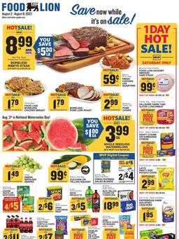 Food Lion Weekly Ad Aug 2–8, 2023