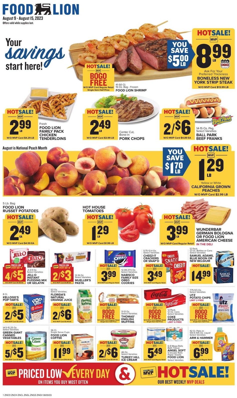 Food Lion Weekly Ad Aug 9 15, 2023 WeeklyAds2