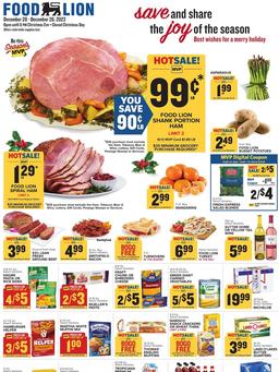Food Lion Christmas Ad Dec 20 - 26, 2023