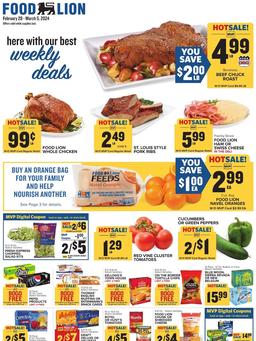 Food Lion Weekly Ad Feb 28 - Mar 5, 2024