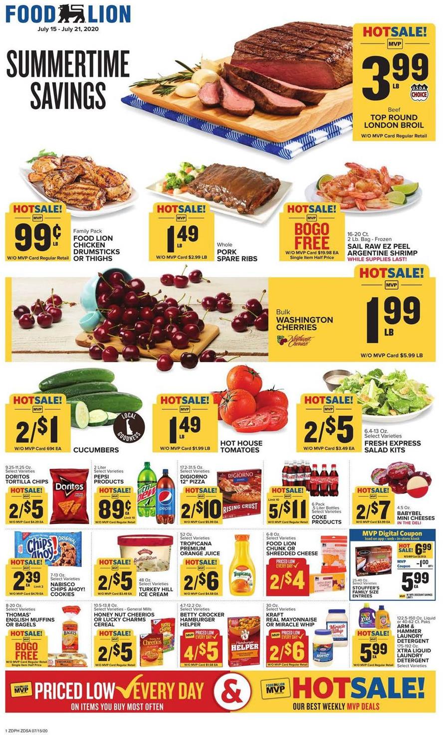 Food Lion Weekly Ad Jul 15 21 2020 Weeklyads2 7614