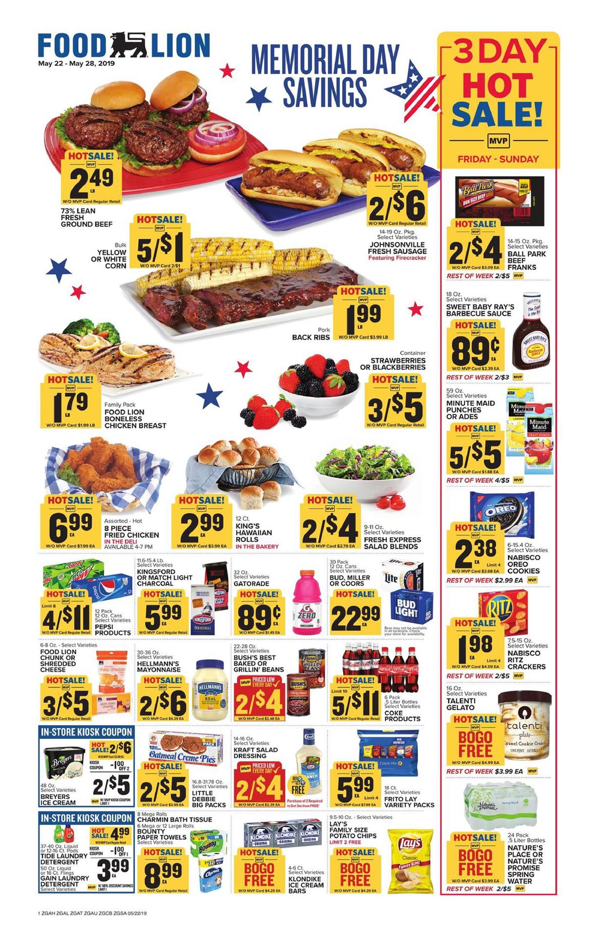 Food Lion Weekly Ad May 22 - 28, 2019 - WeeklyAds2