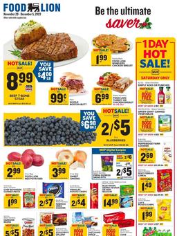 Food Lion Weekly Ad Nov 29 - Dec 5, 2023