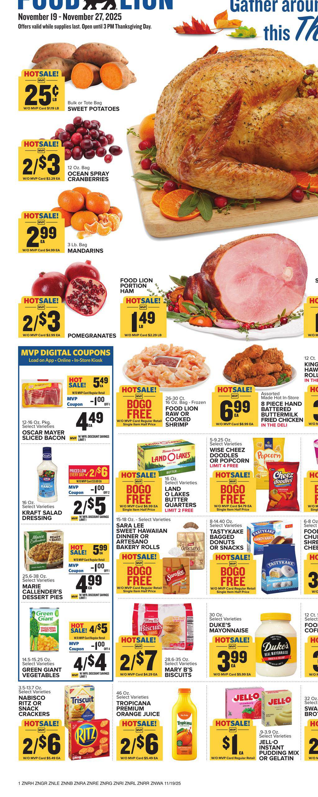 Food Lion Weekly Ad November 19 - 27, 2025 | WeeklyAds2