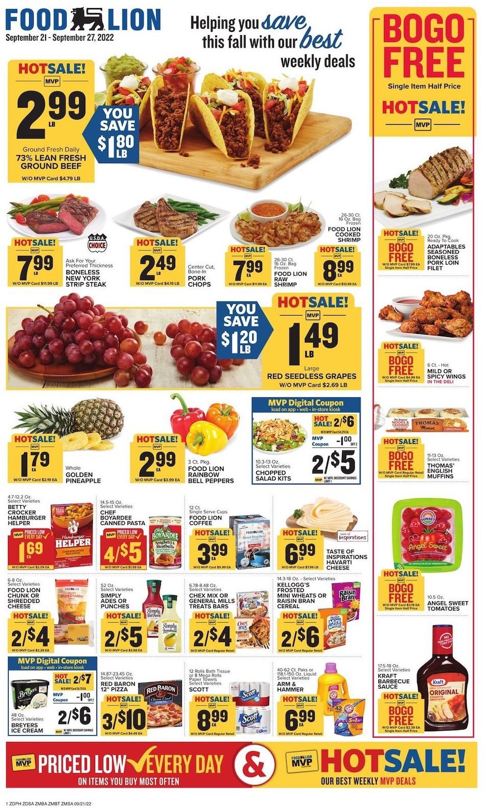 Food Lion Weekly Ad Sep 21 - 27, 2022 - WeeklyAds2