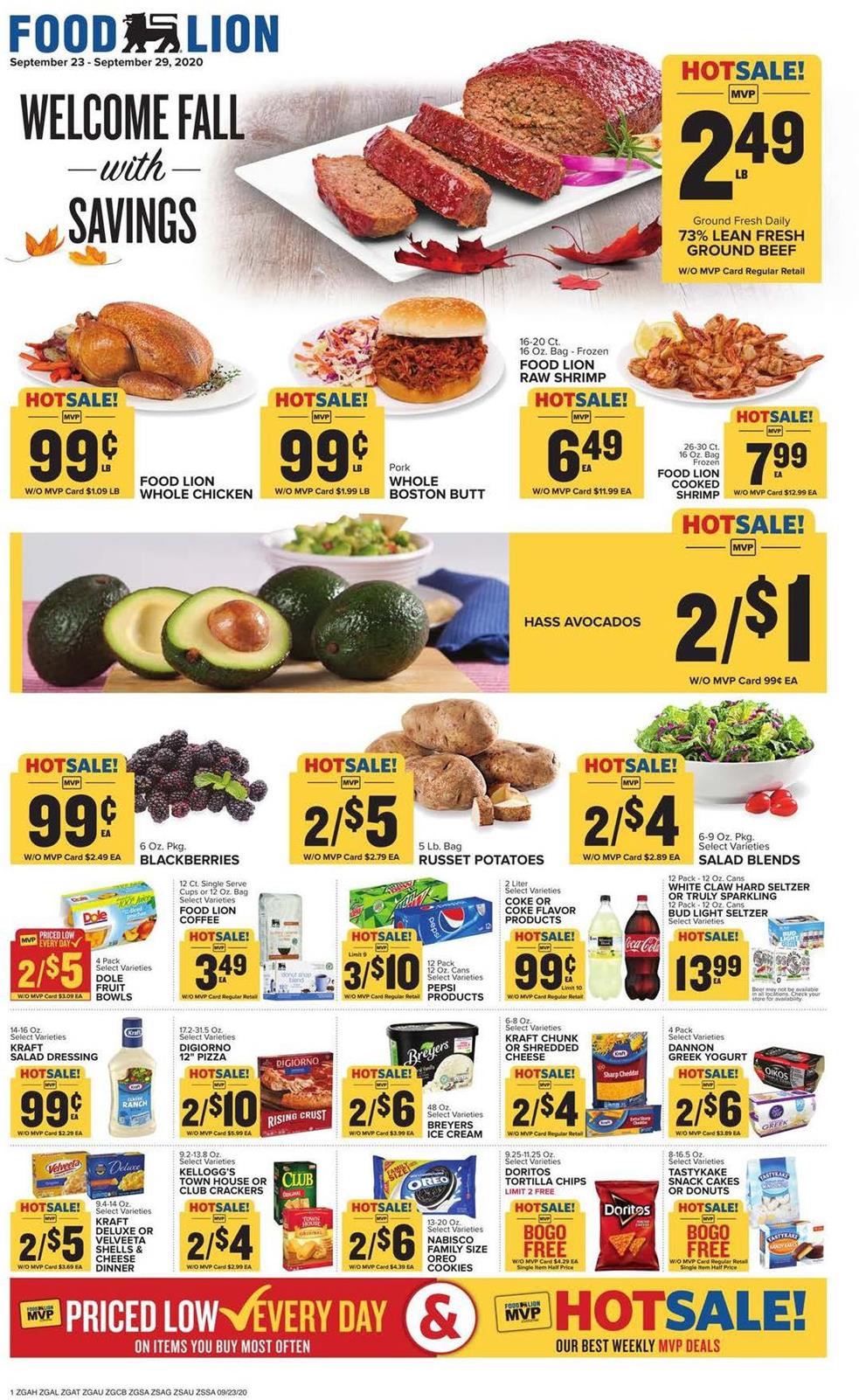 Food Lion Weekly Ad Sep 23 29, 2020 WeeklyAds2