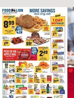 Food Lion Weekly Ad September 16 - 22, 2026