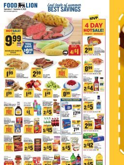 Food Lion Weekly Ad September 2 - 8, 2026
