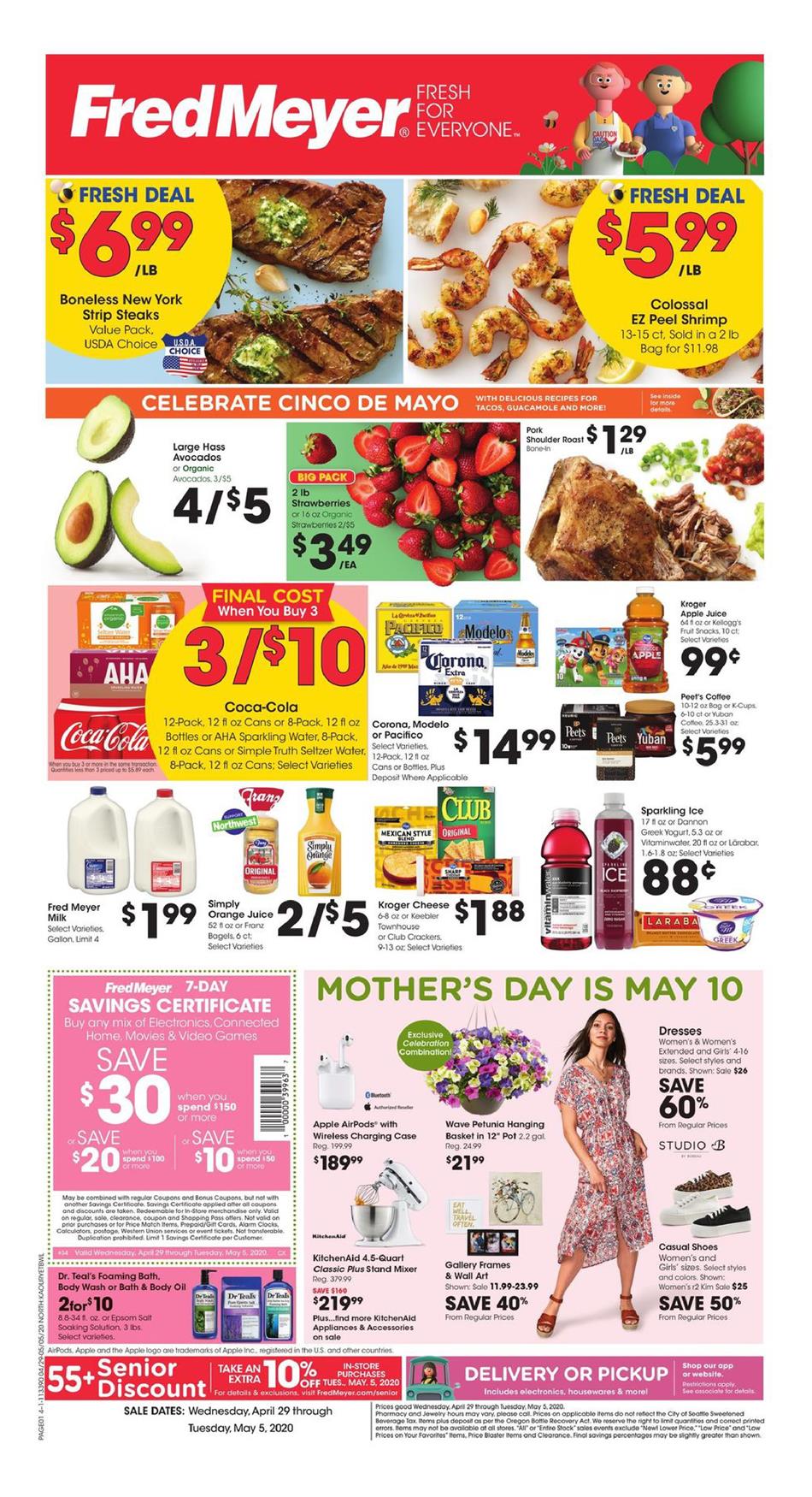 Fred Meyer Ad Apr 29 May 5, 2020 WeeklyAds2