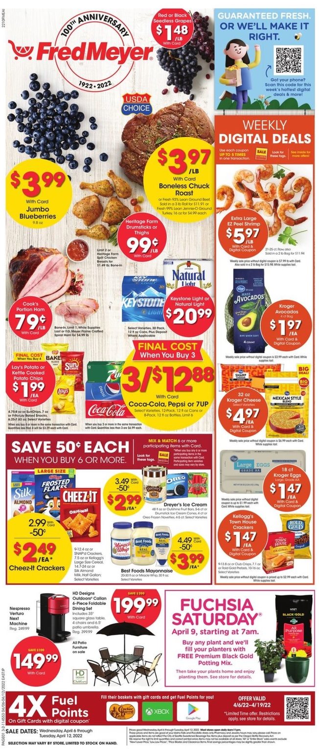 Fred Meyer Ad Apr 6 12, 2022 WeeklyAds2