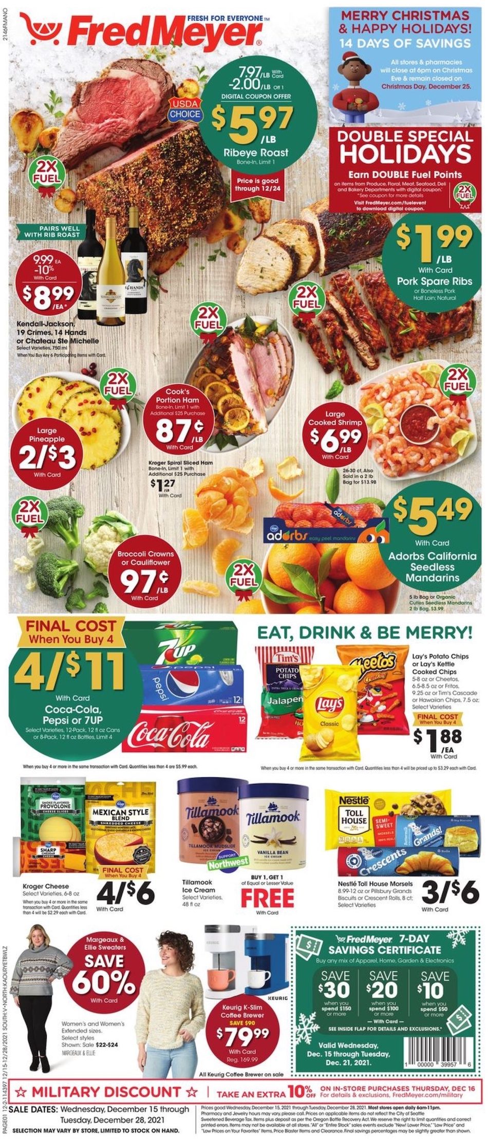 Fred Meyer Ad Dec 15 - 28, 2021 Christmas - WeeklyAds2