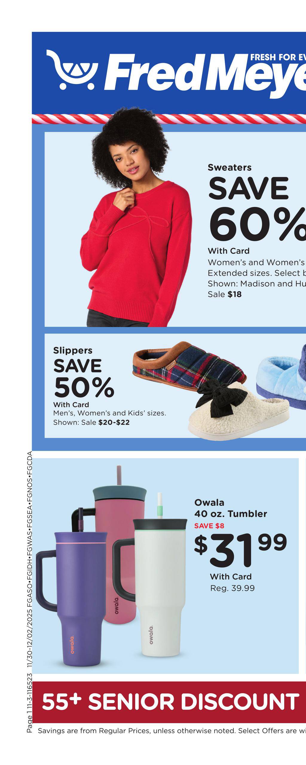 Fred Meyer Ad Home & Apparel November 30 - December 2, 2025 | WeeklyAds2