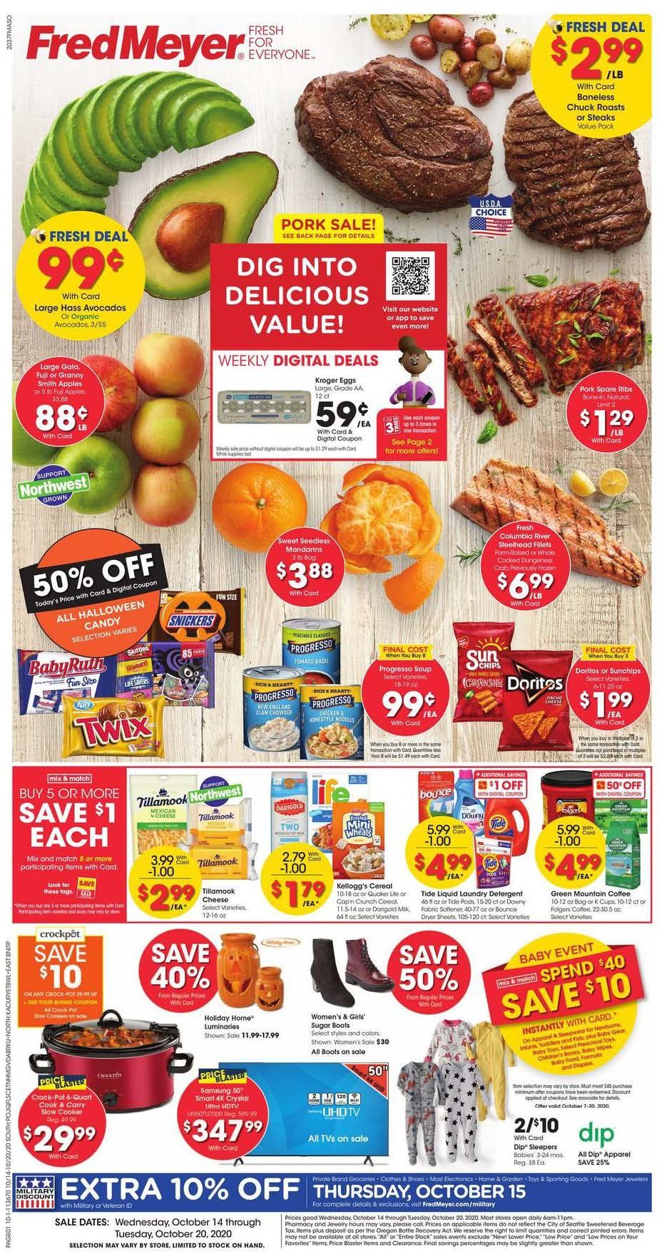 Fred Meyer Ad Oct 14 20, 2020 WeeklyAds2