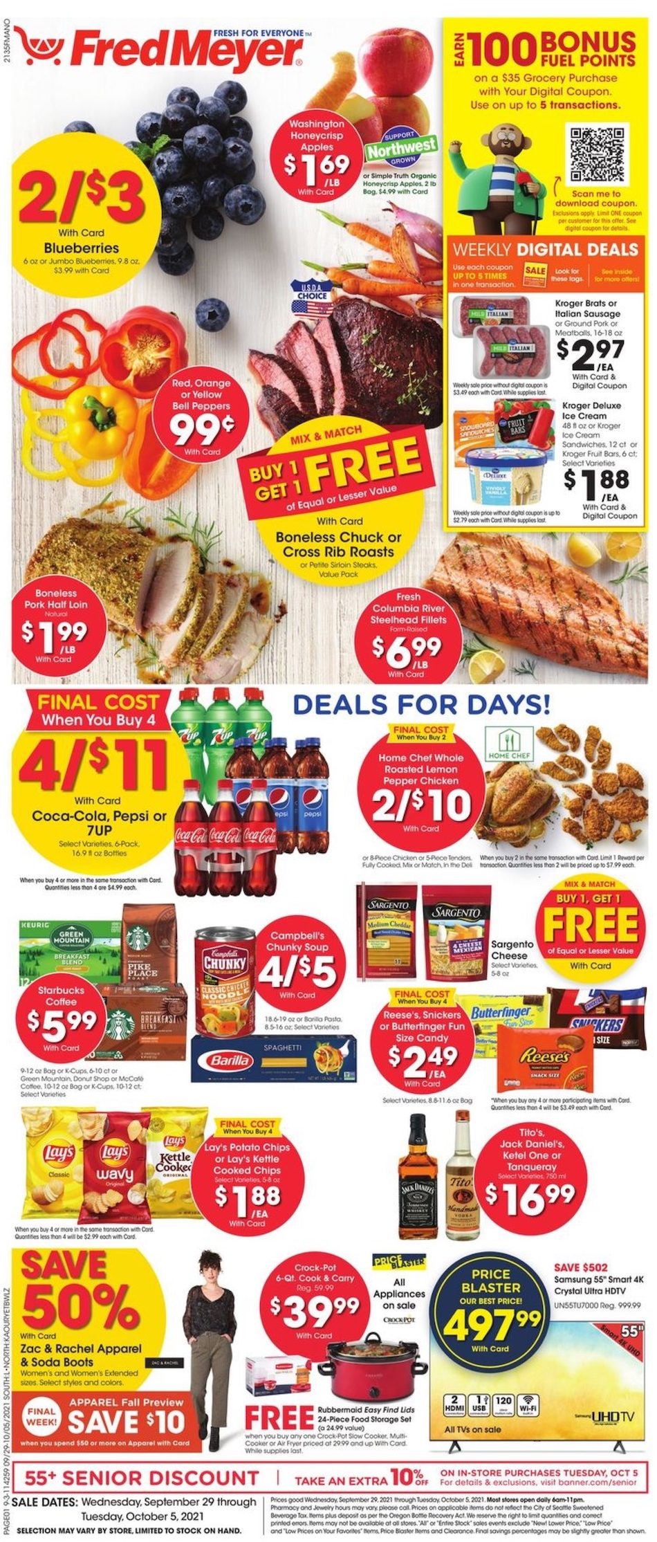 Fred Meyer Ad Sep 29 - Oct 5, 2021 - WeeklyAds2