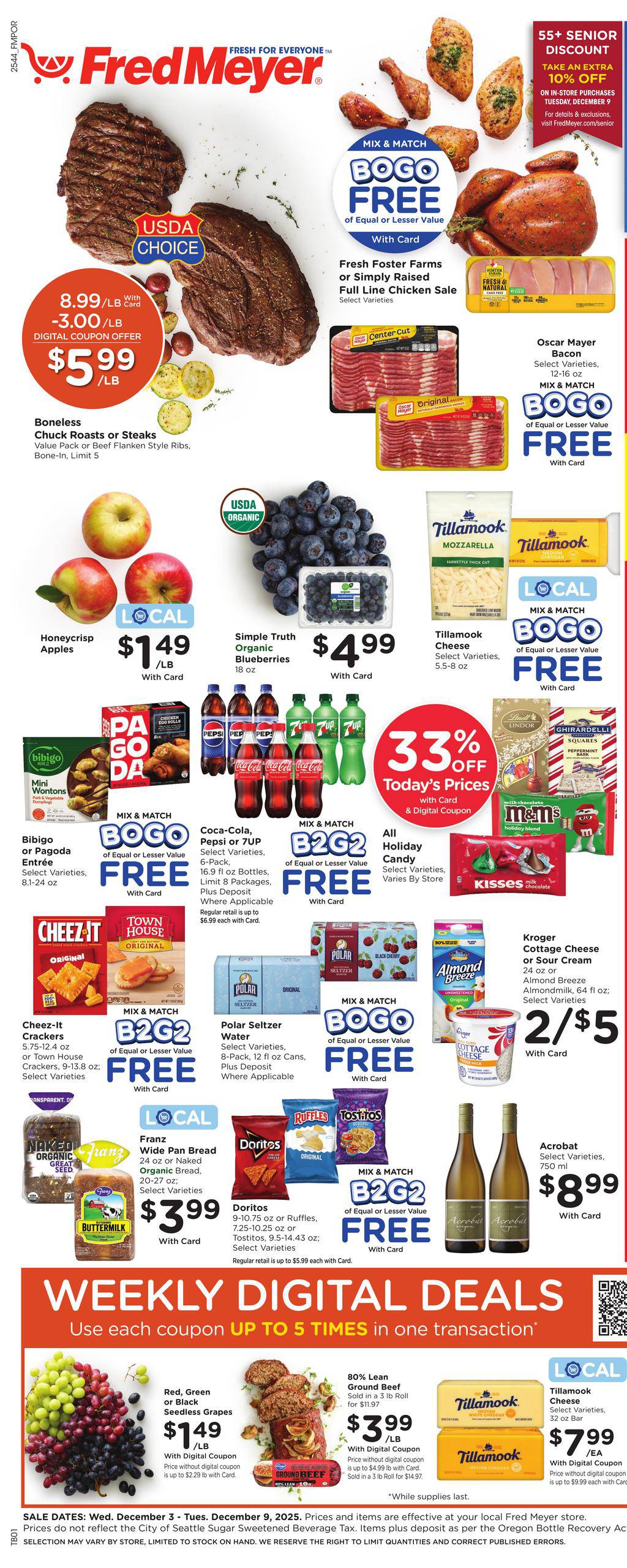 Fred Meyer Ad Weekly Circular December 3 - 9, 2025 | WeeklyAds2