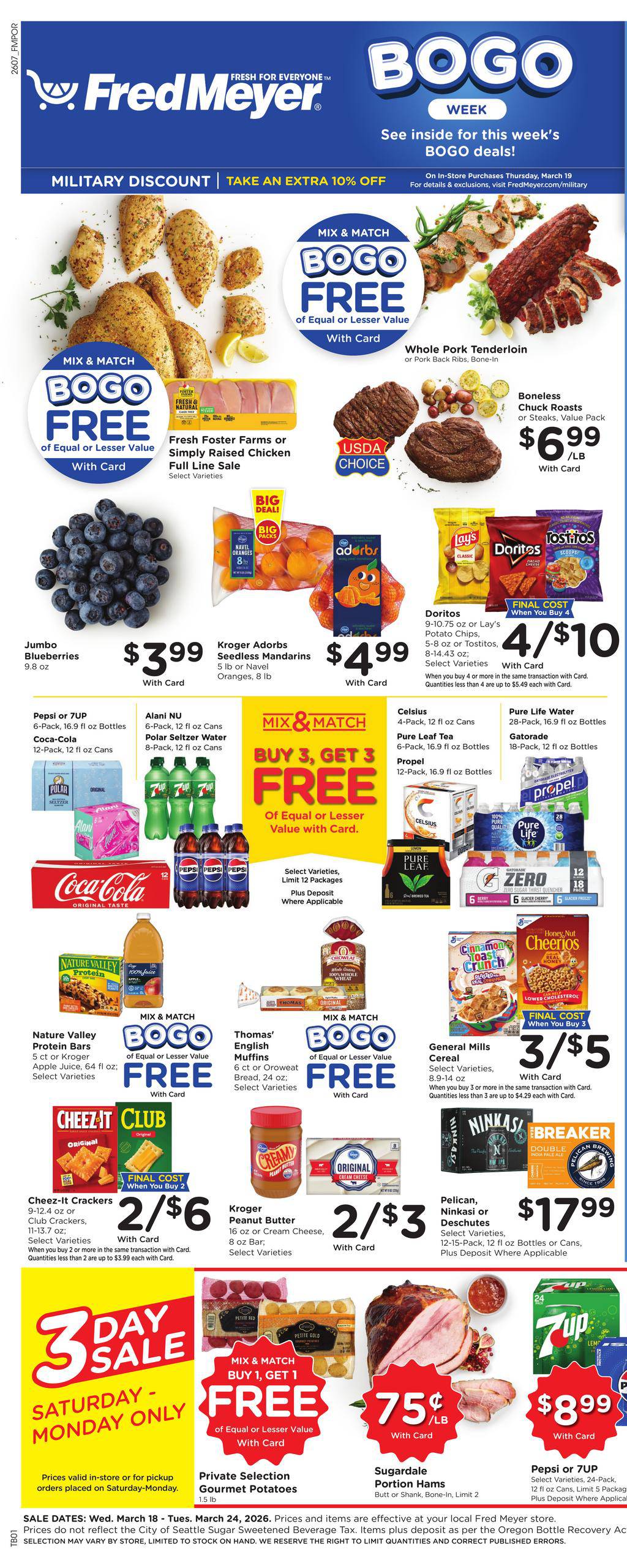 Fred Meyer Ad Weekly Circular March 18 - 24, 2026