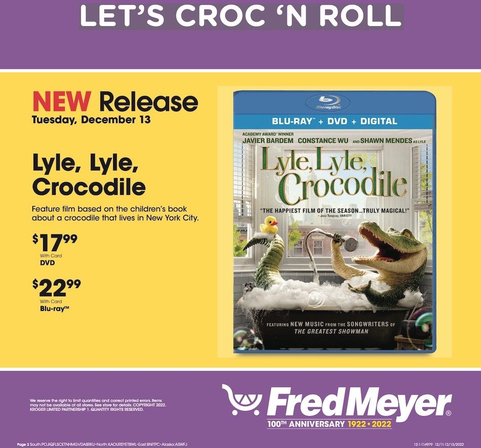 Fred Meyer DVD Releases Ad Dec 13 2022 WeeklyAds2