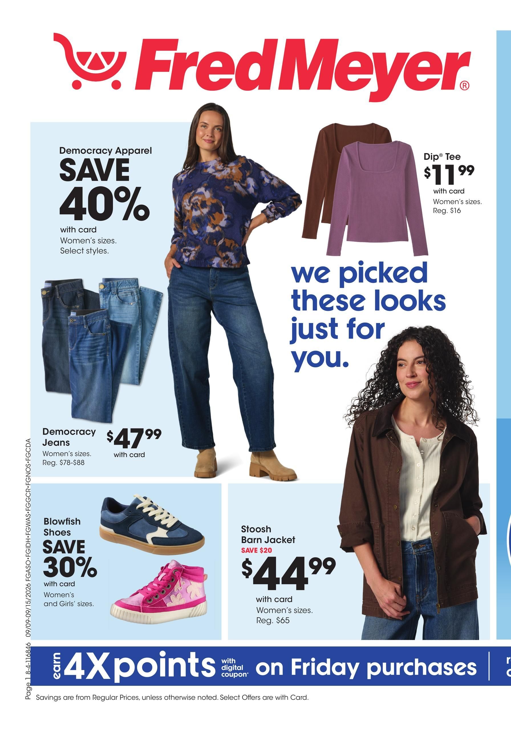 Fred Meyer Home & Apparel September 9 - 15, 2026 page 1