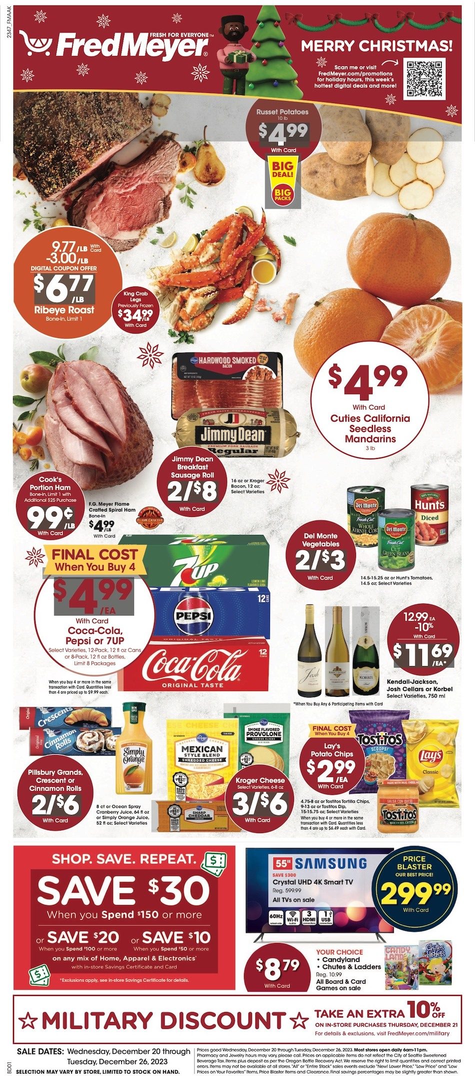 Fred Meyer Christmas Ad Dec 20 26, 2023 WeeklyAds2