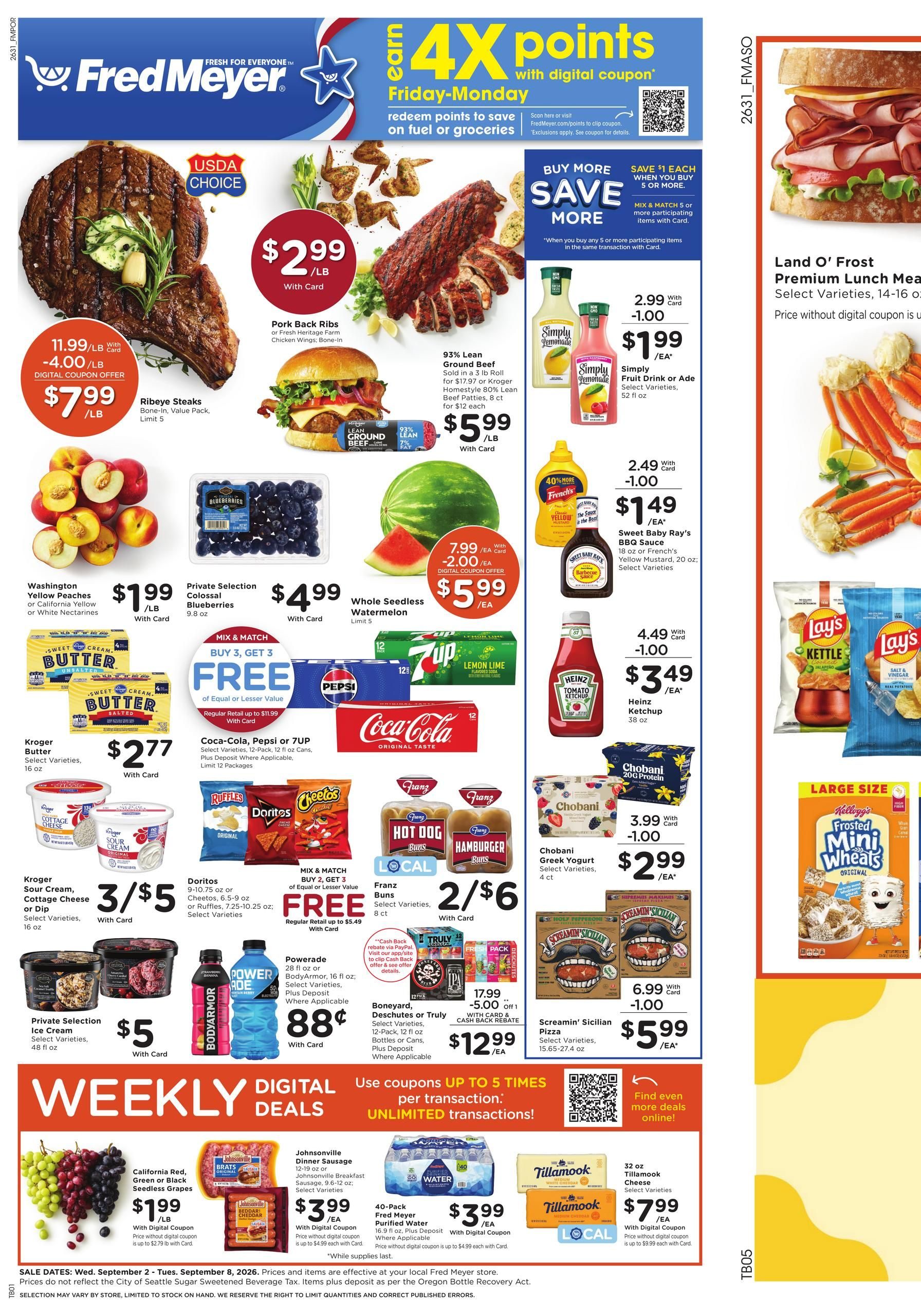 Fred Meyer Weekly Ad September 2 - 8, 2026 page 1