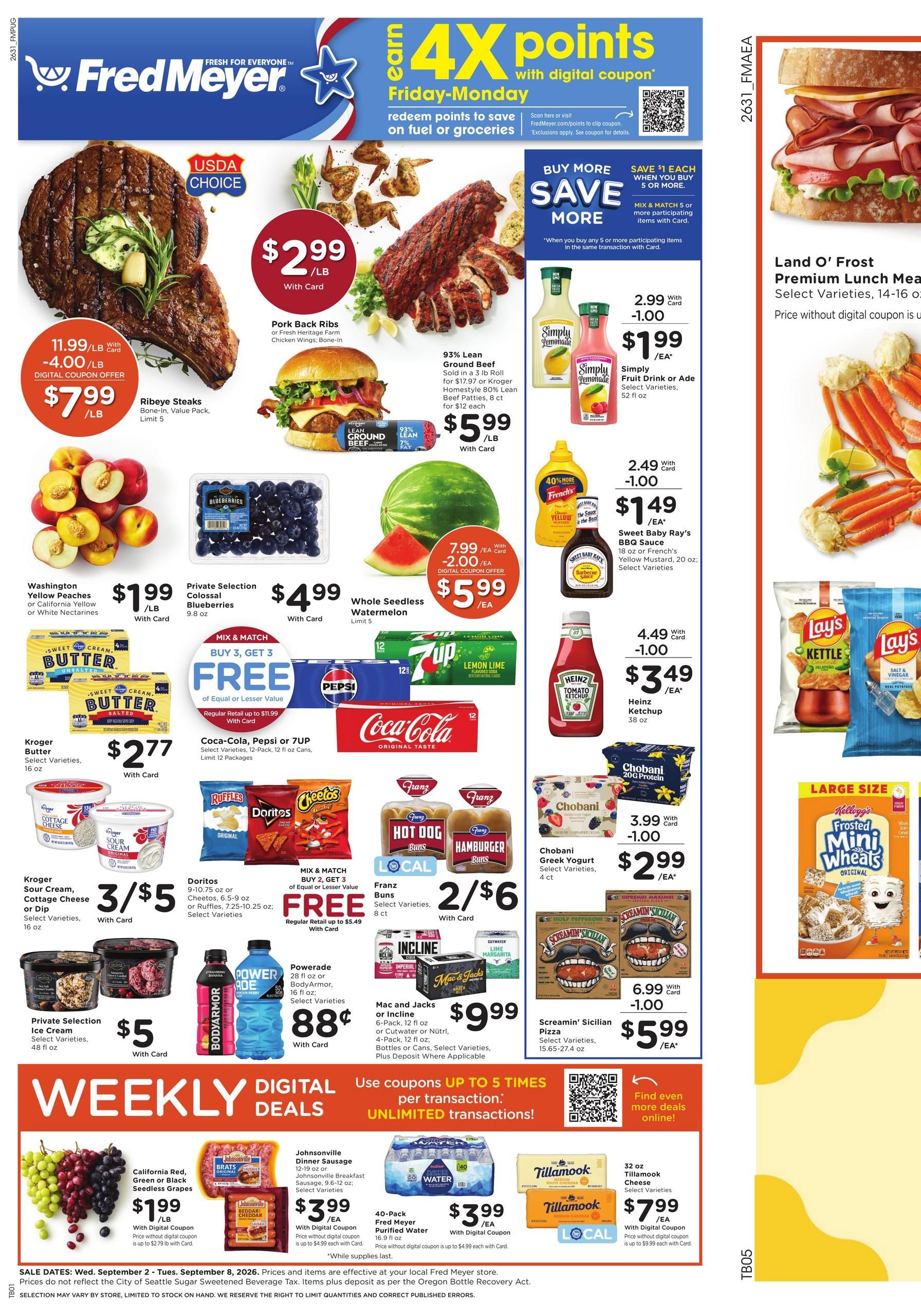 Fred Meyer Weekly Ad September 2 - 8, 2026 page 1