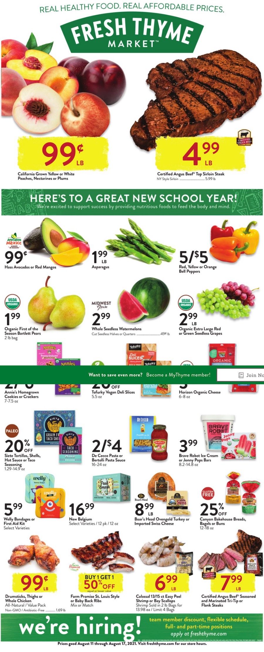 Fresh Thyme Ad Aug 11 17, 2021 WeeklyAds2