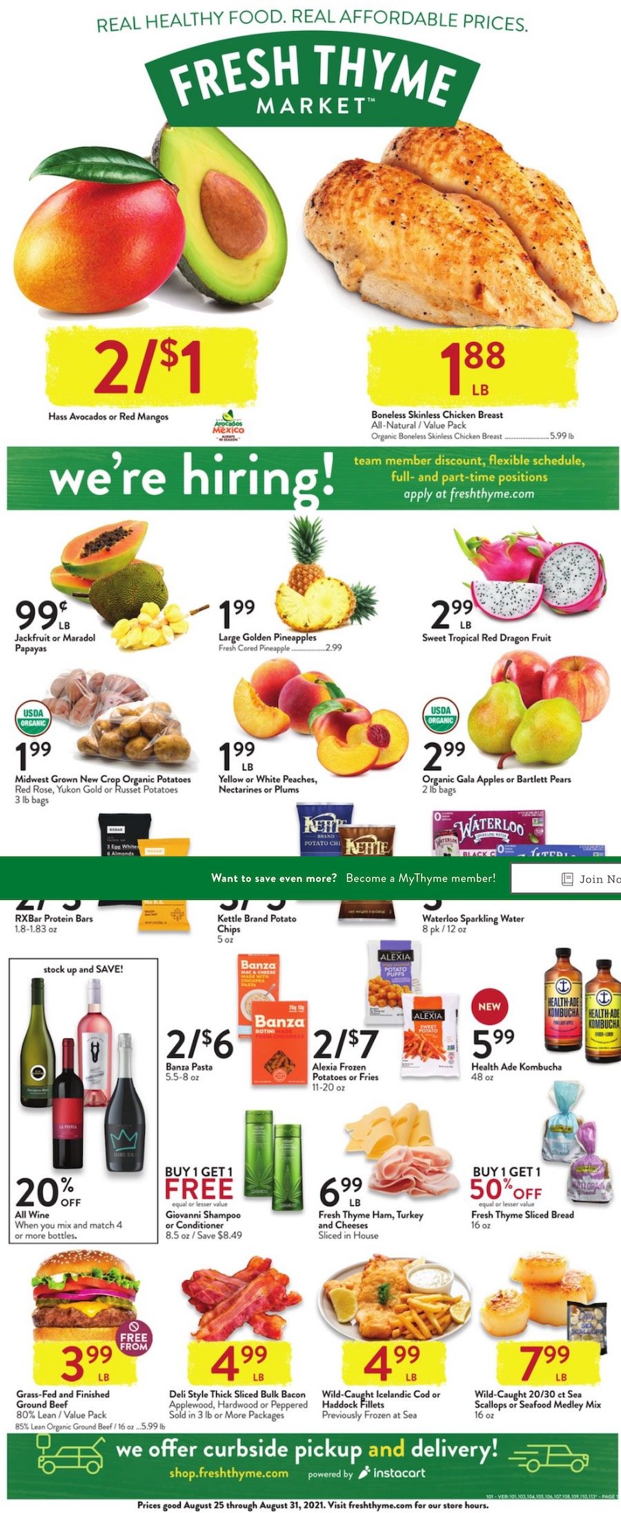 Fresh Thyme Ad Aug 25 31, 2021 WeeklyAds2