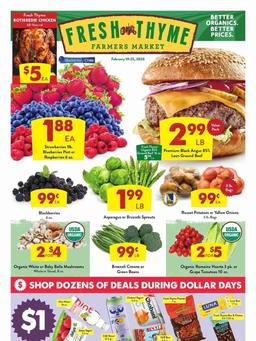 Fresh Thyme Ad Feb 19 - 25, 2020
