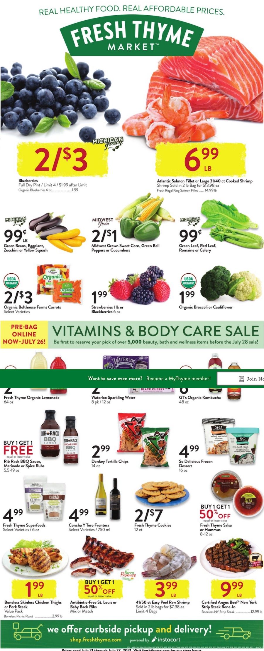 Fresh Thyme Ad Jul 21 27, 2021 WeeklyAds2