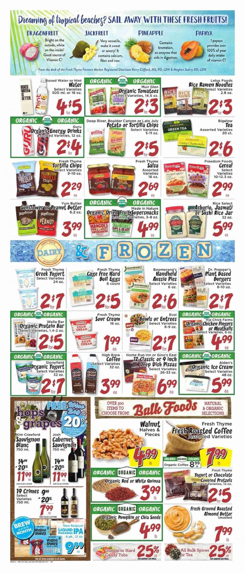 Fresh Thyme Ad Mar 20 - 27, 2019 - WeeklyAds2