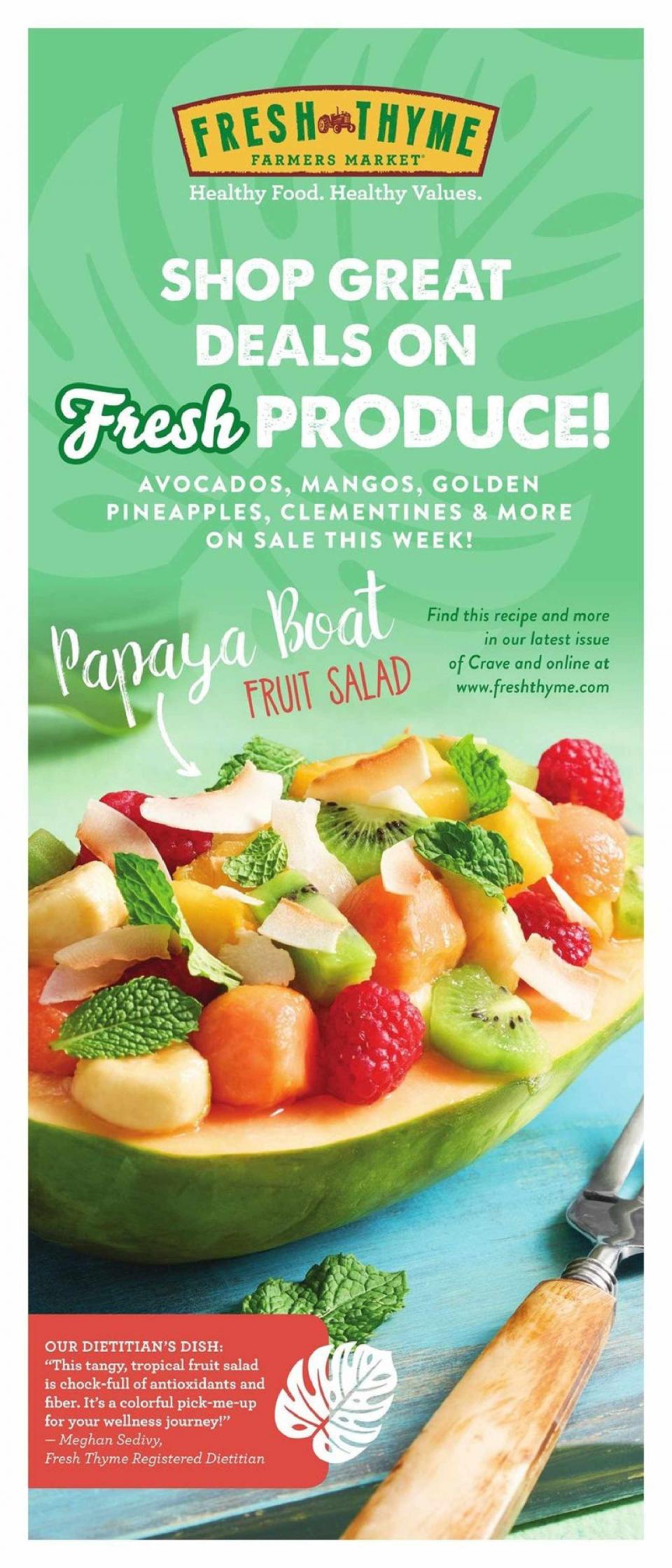 Fresh Thyme Ad Mar 27 Apr 3, 2019 WeeklyAds2