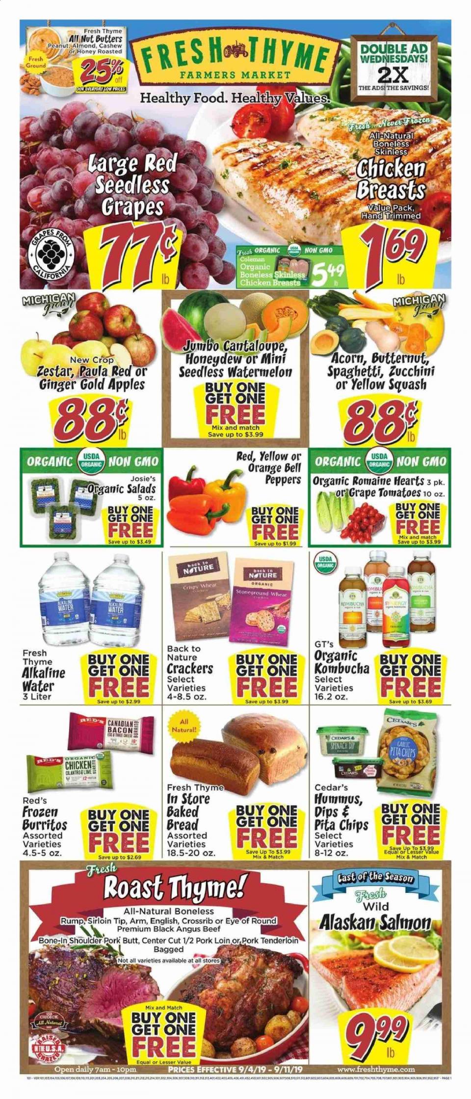 Fresh Thyme Ad Sep 4 11, 2019 WeeklyAds2